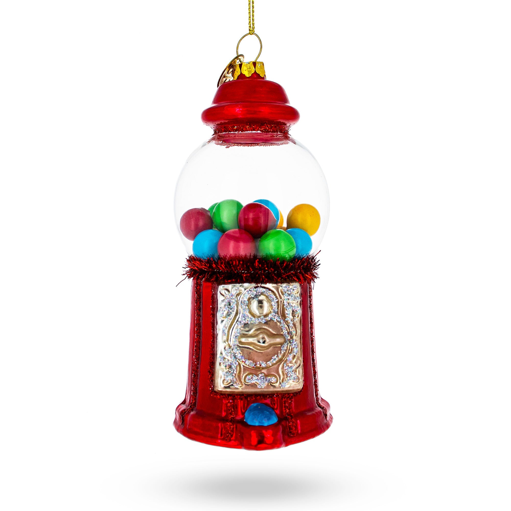 Sweet Candy Vending Machine - Blown Glass Christmas Ornament