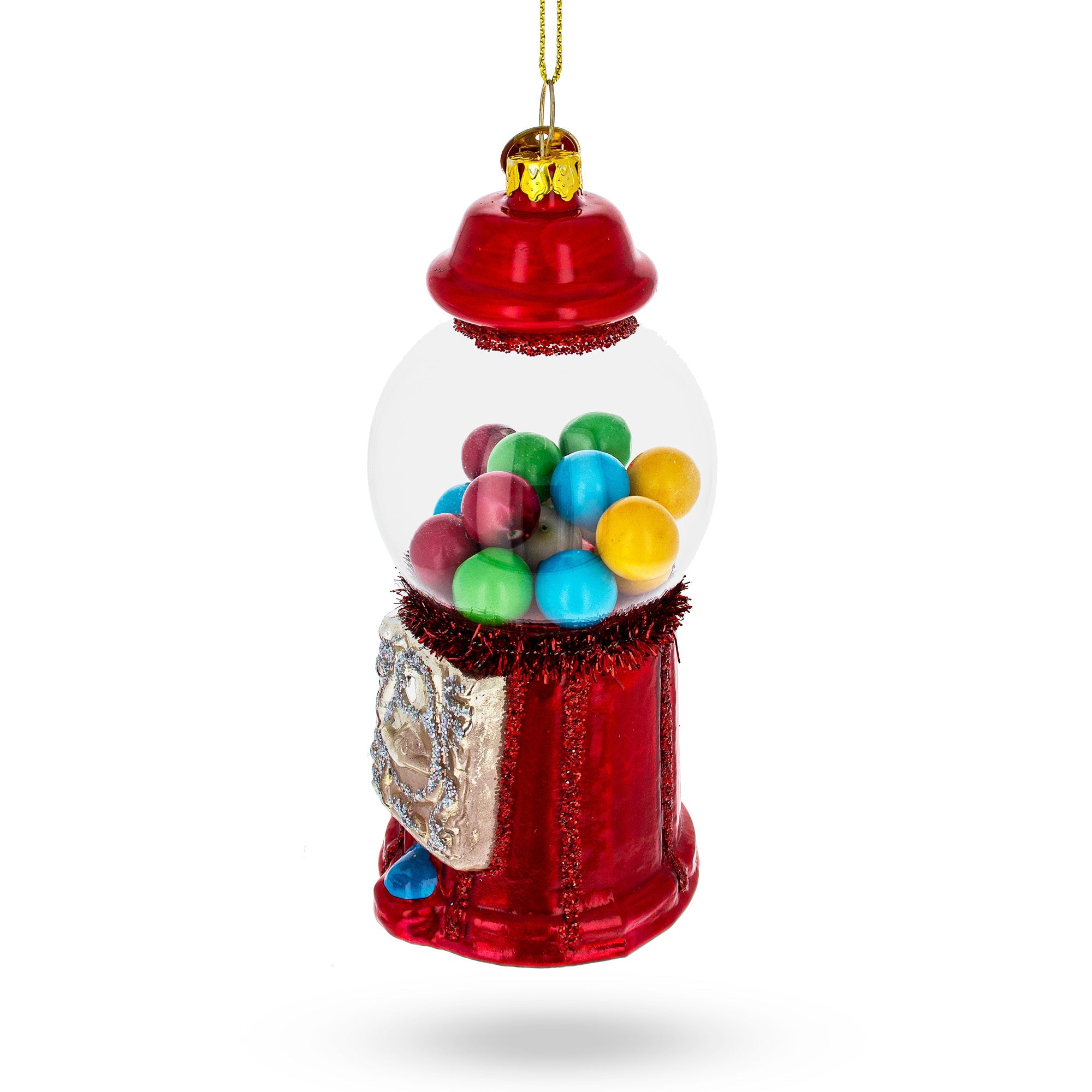 Sweet Candy Vending Machine - Blown Glass Christmas Ornament