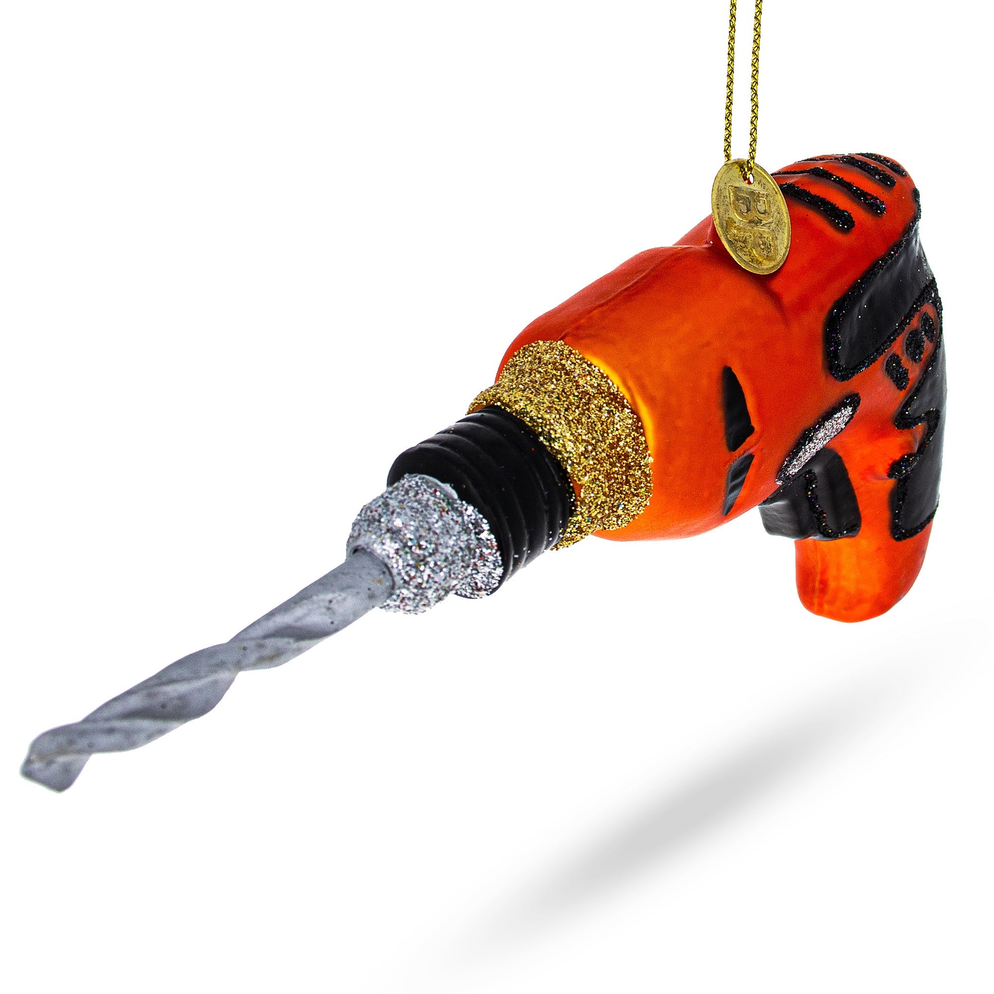 Robust Power Drill Tool - Blown Glass Christmas Ornament