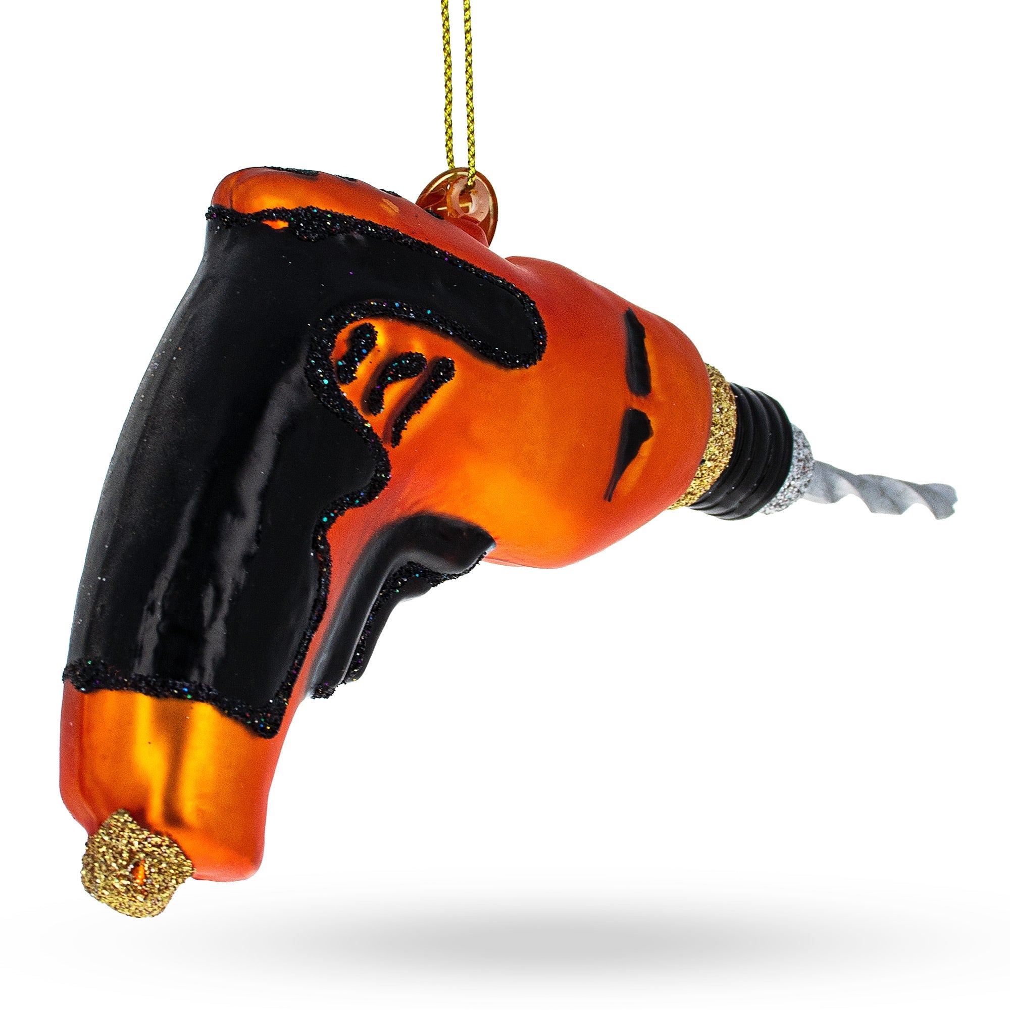 Robust Power Drill Tool - Blown Glass Christmas Ornament