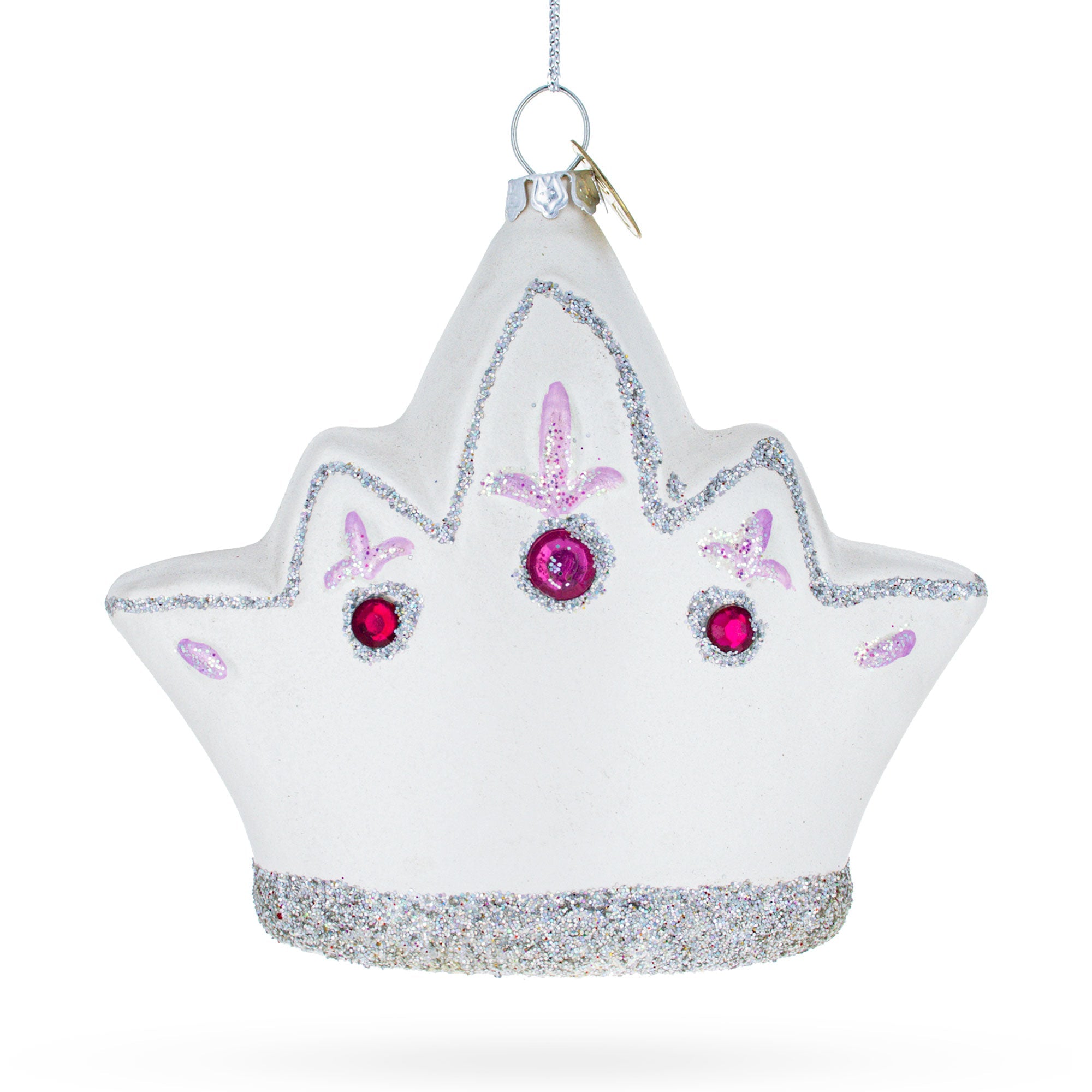 Princess Crown - Blown Glass Christmas Ornament