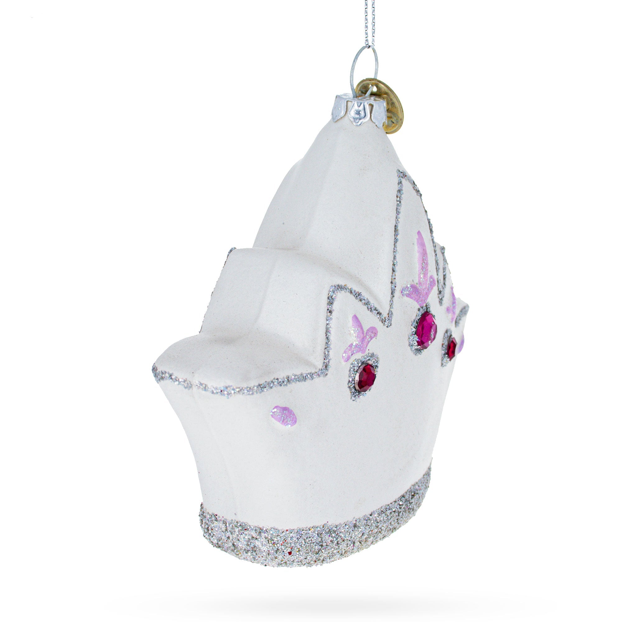 Princess Crown - Blown Glass Christmas Ornament