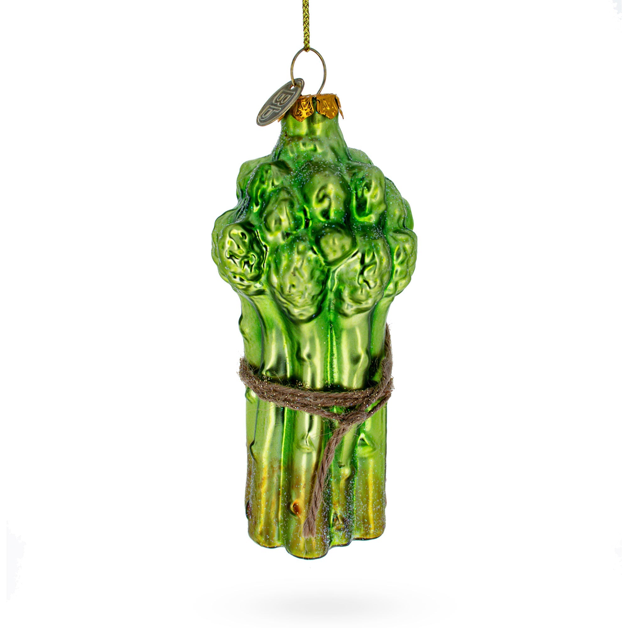 Fresh Asparagus - Blown Glass Christmas Ornament