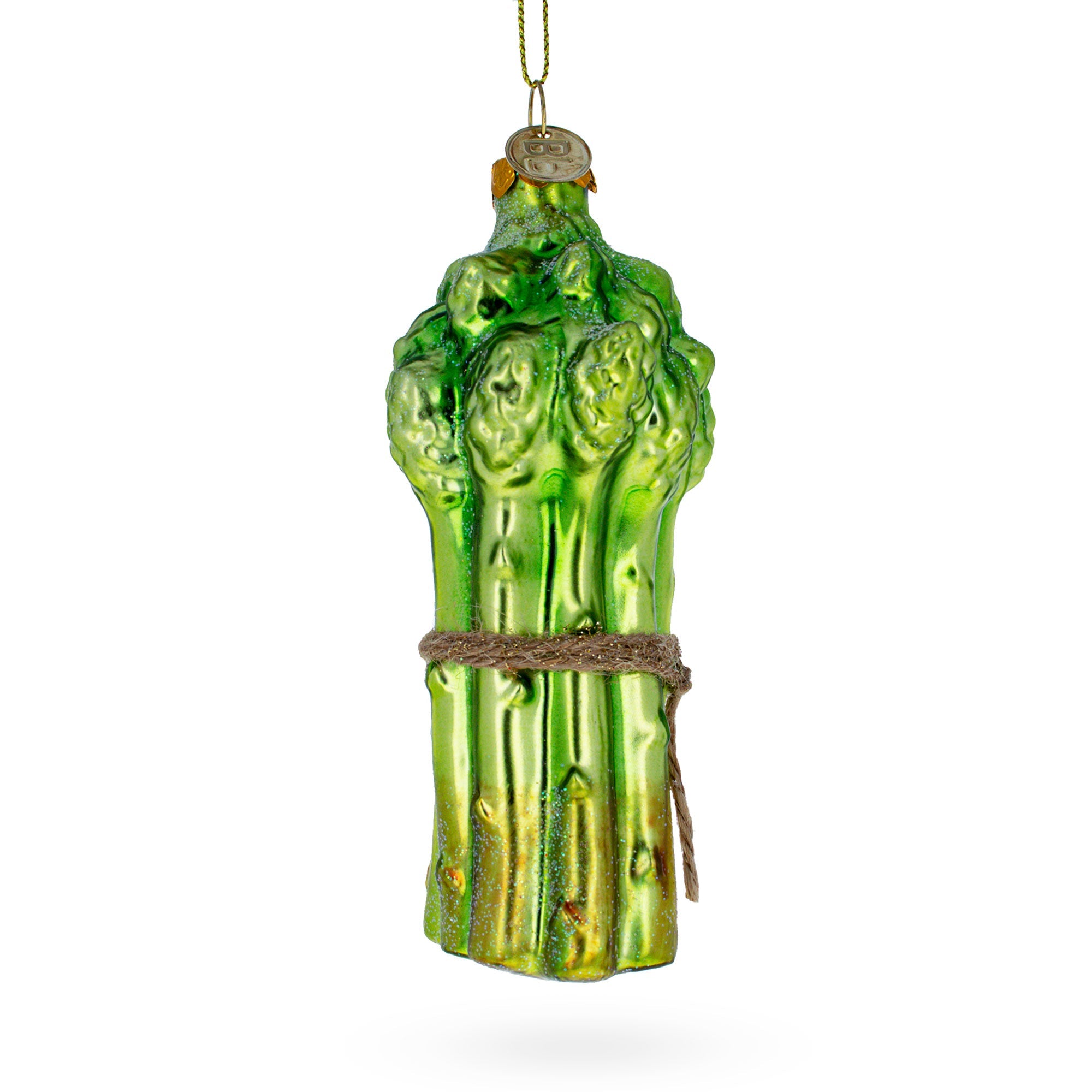 Fresh Asparagus - Blown Glass Christmas Ornament