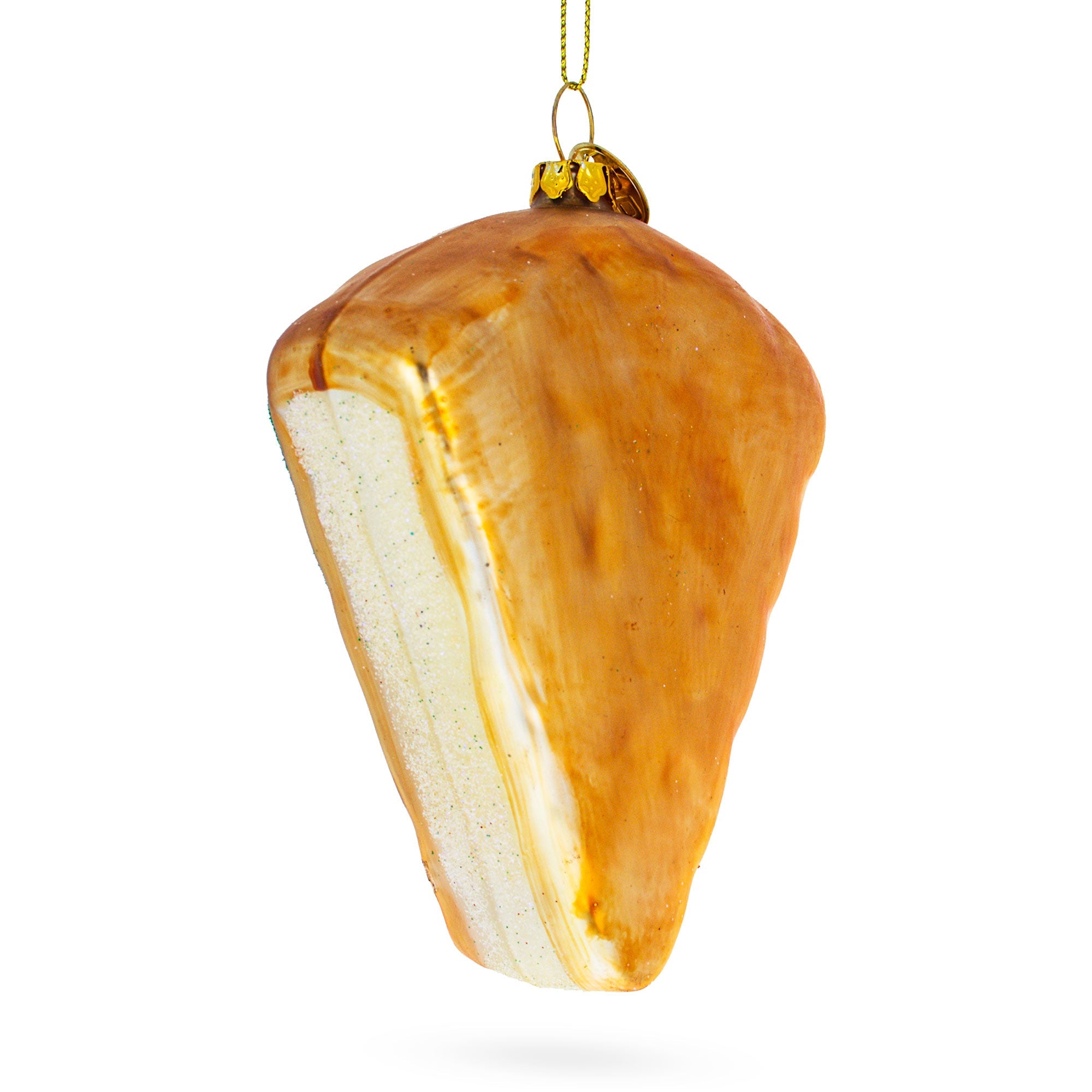 Authentic Italian Cheese - Blown Glass Christmas Ornament