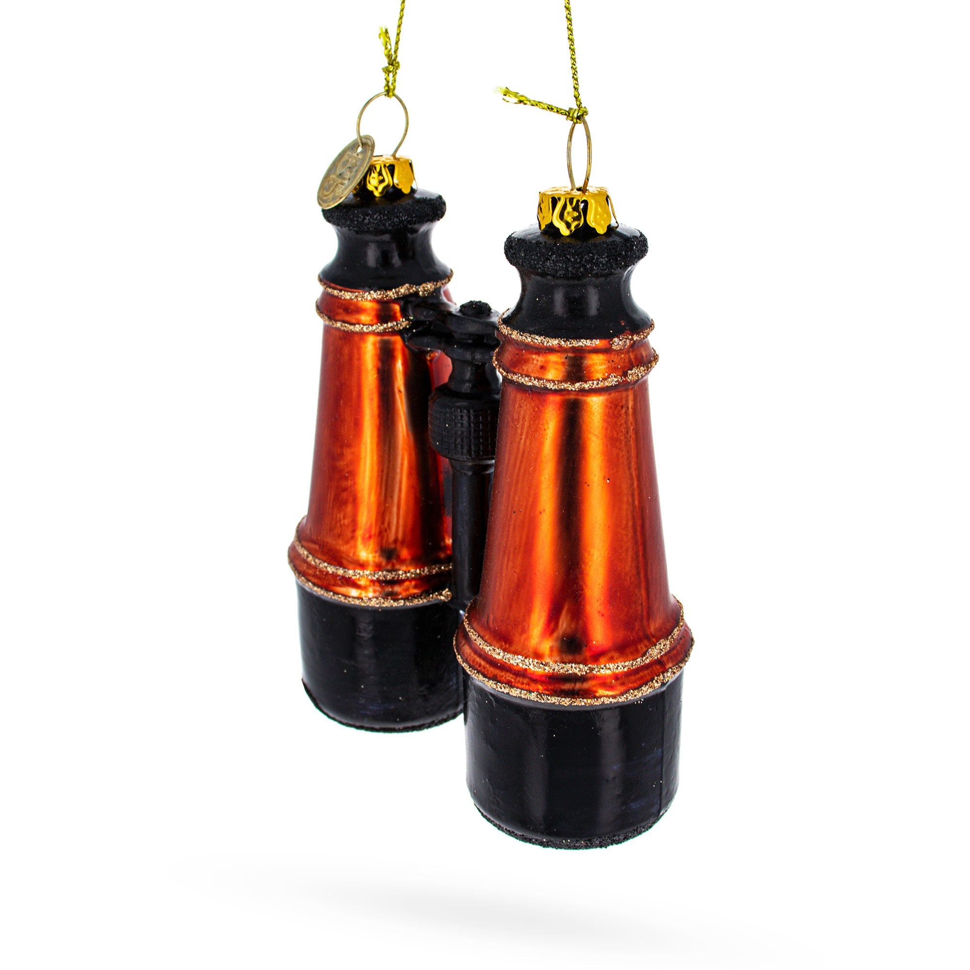 Adventurous Binoculars - Blown Glass Christmas Ornament