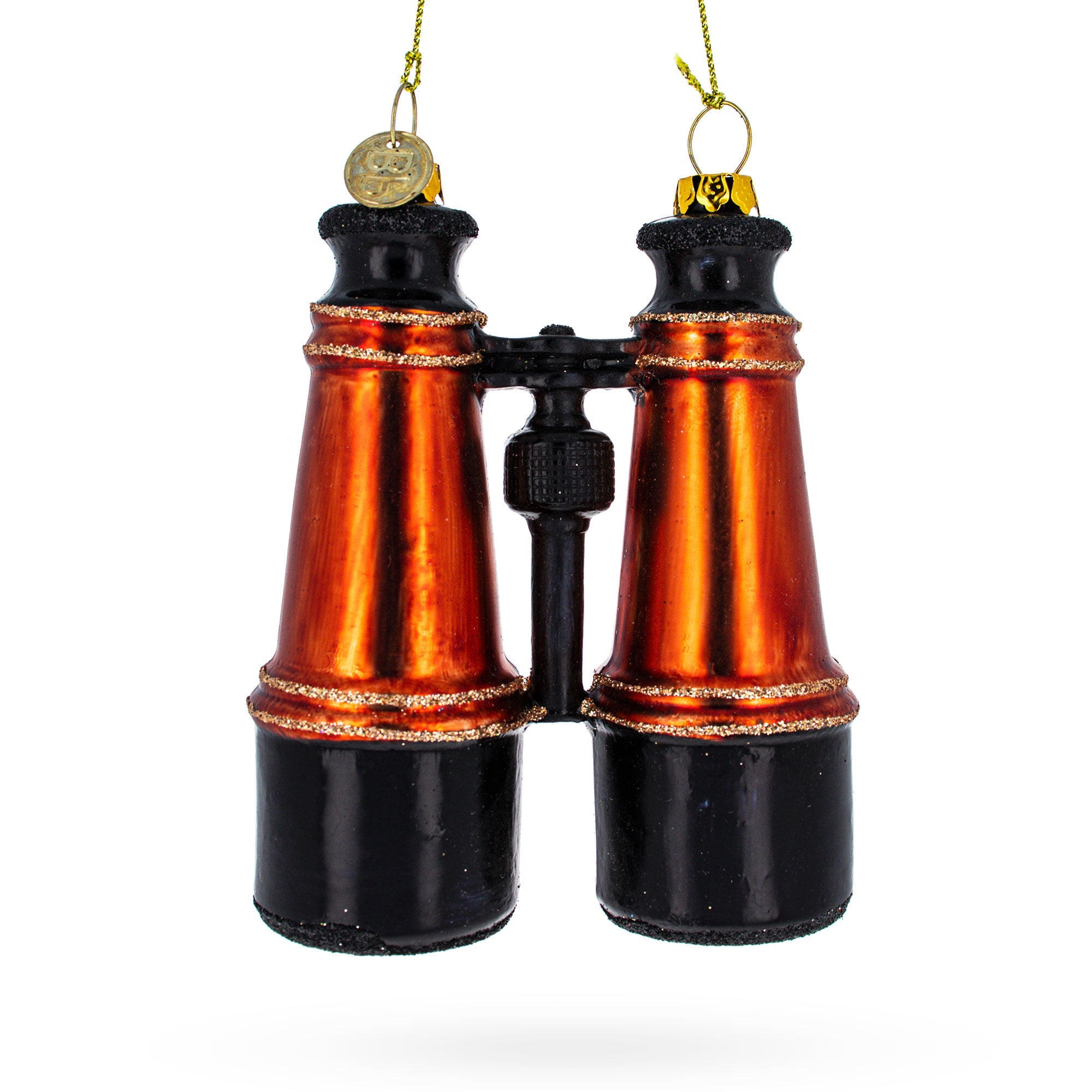 Adventurous Binoculars - Blown Glass Christmas Ornament