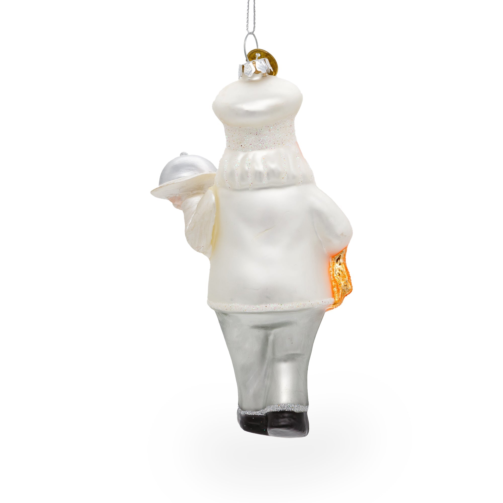 Chef Santa - Blown Glass Christmas Ornament