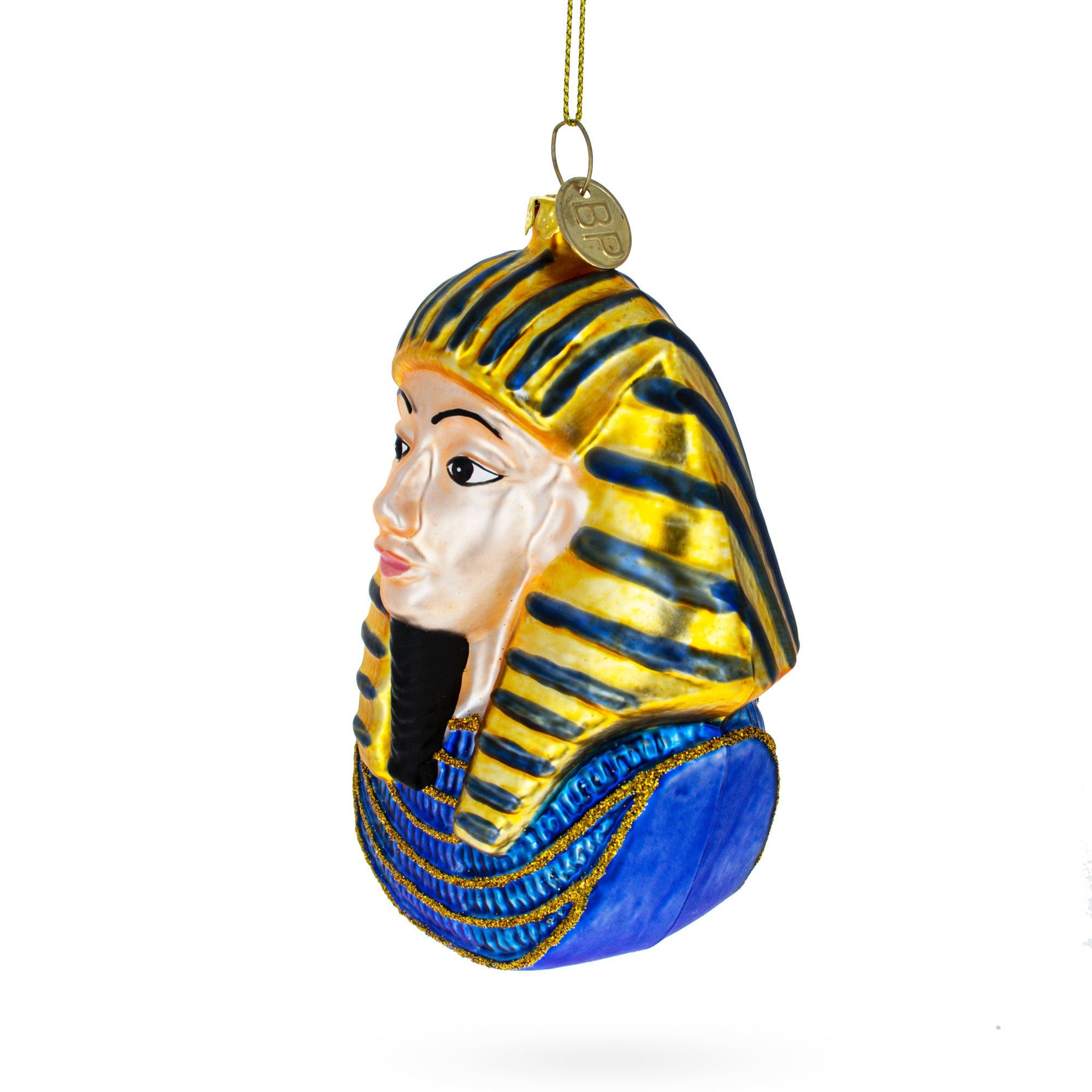 Majestic Sphinx Of Giza, Egypt - Blown Glass Christmas Ornament