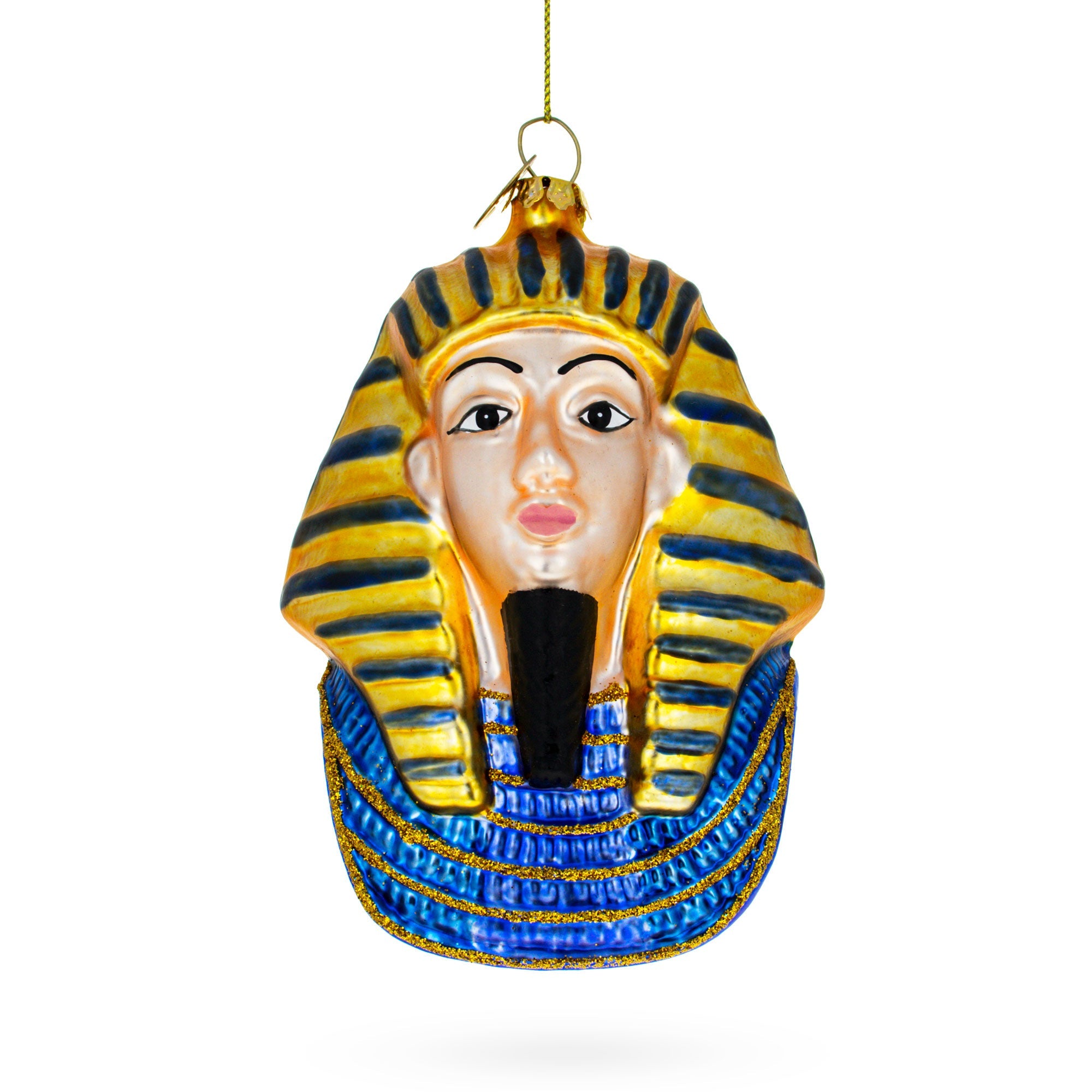 Majestic Sphinx Of Giza, Egypt - Blown Glass Christmas Ornament