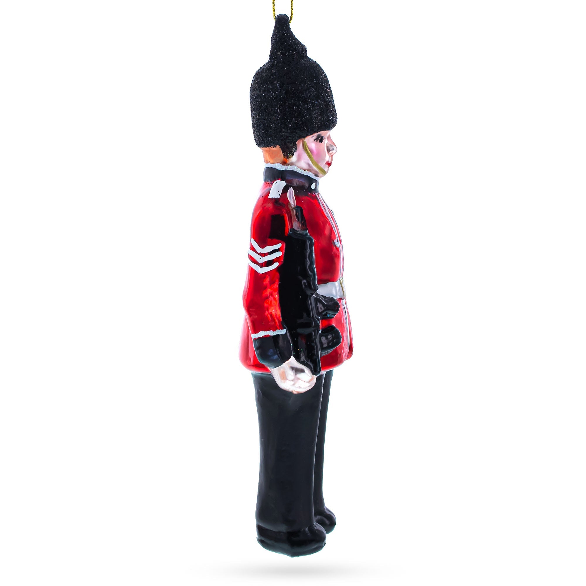 British Royal Guard British - High-quality Blown Glass Christmas Ornament