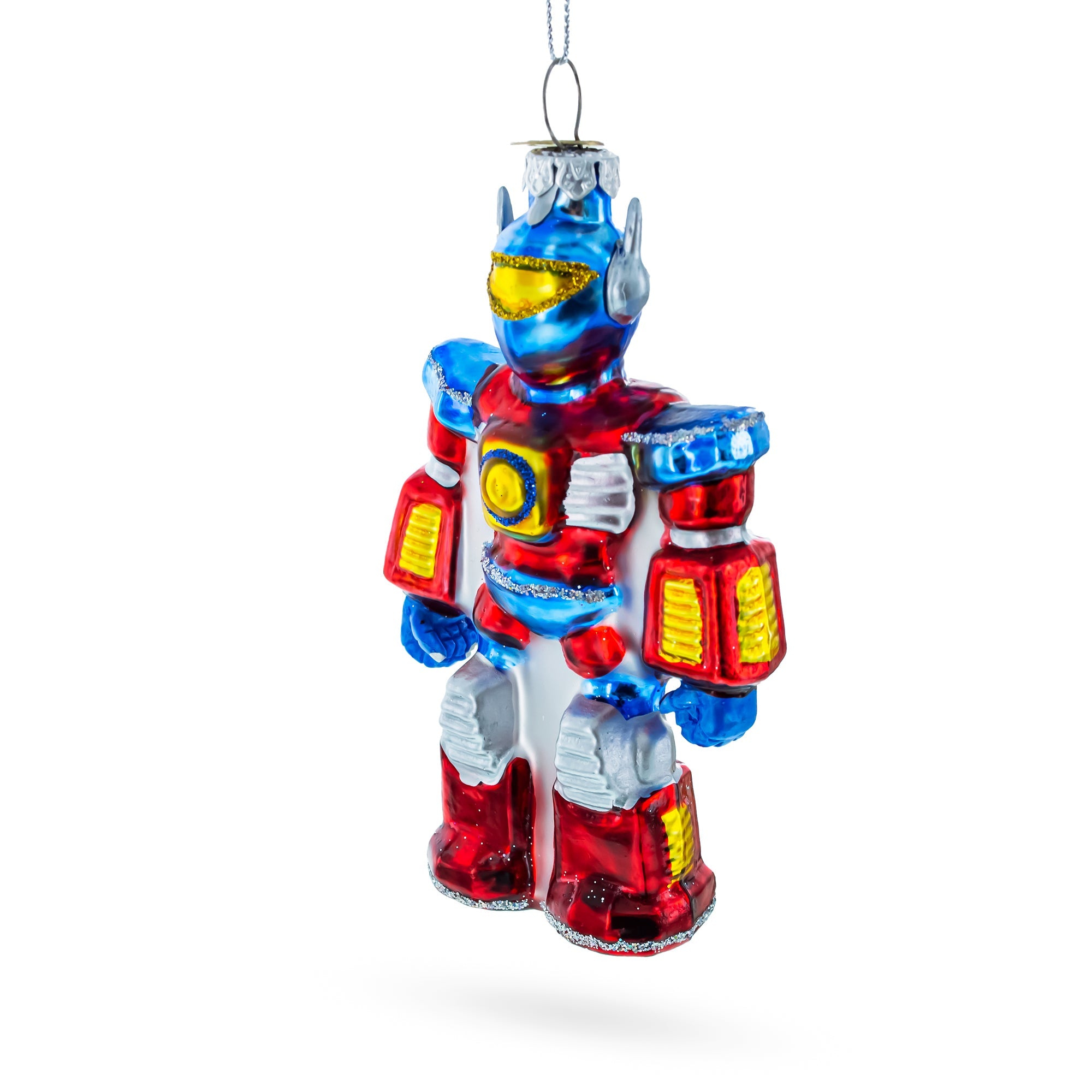 Shape-shifting Robot - Blown Glass Christmas Ornament