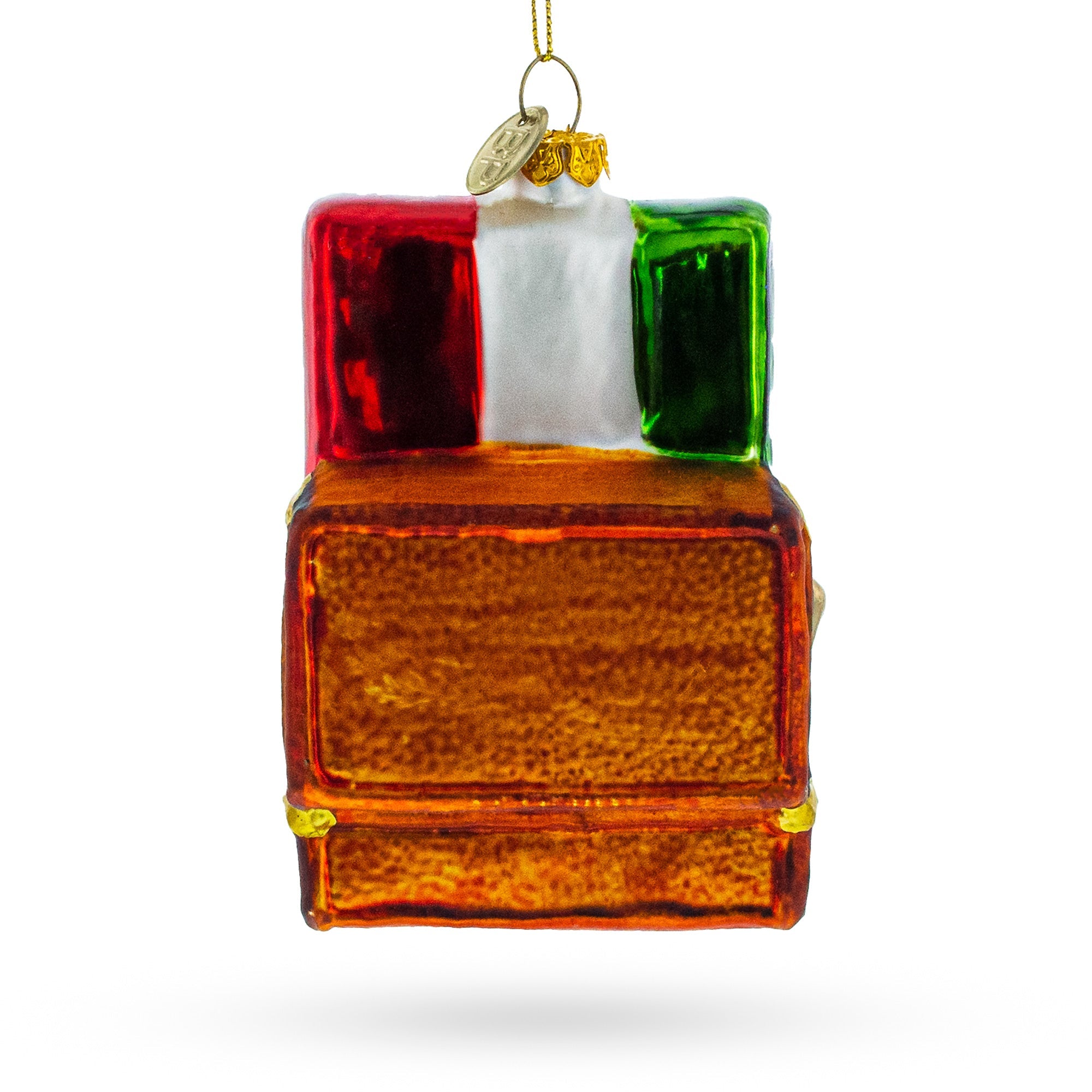 Iconic Rome Landmarks - Blown Glass Christmas Ornament