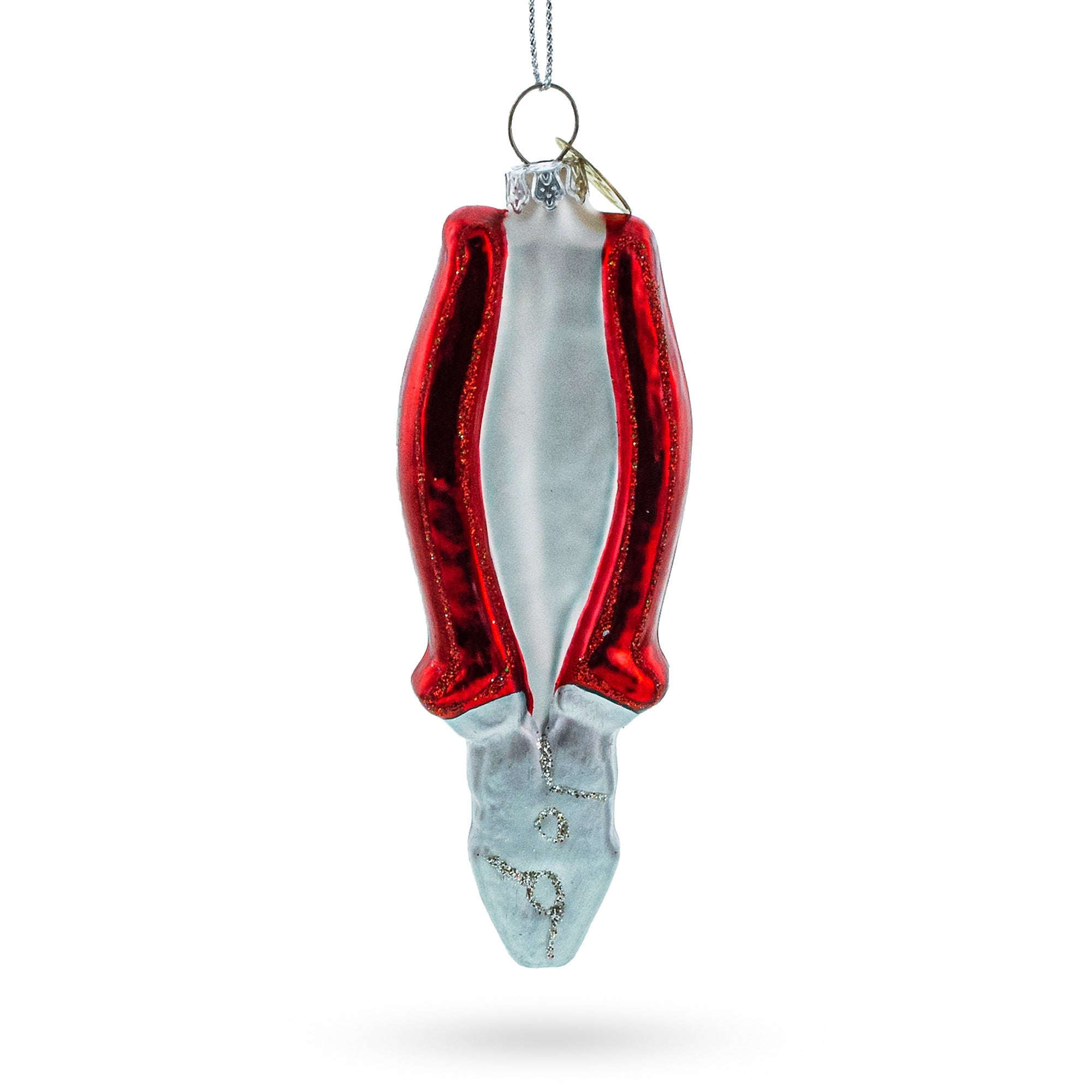 Handyman's Dream: Pliers - Blown Glass Christmas Ornament