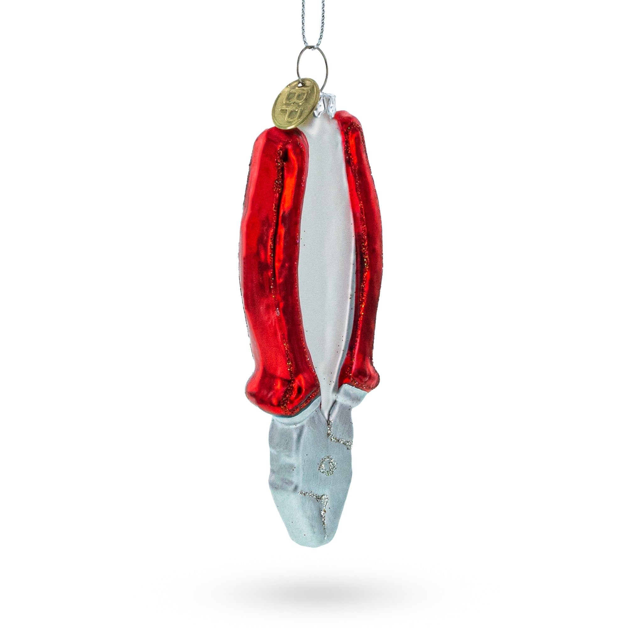 Handyman's Dream: Pliers - Blown Glass Christmas Ornament