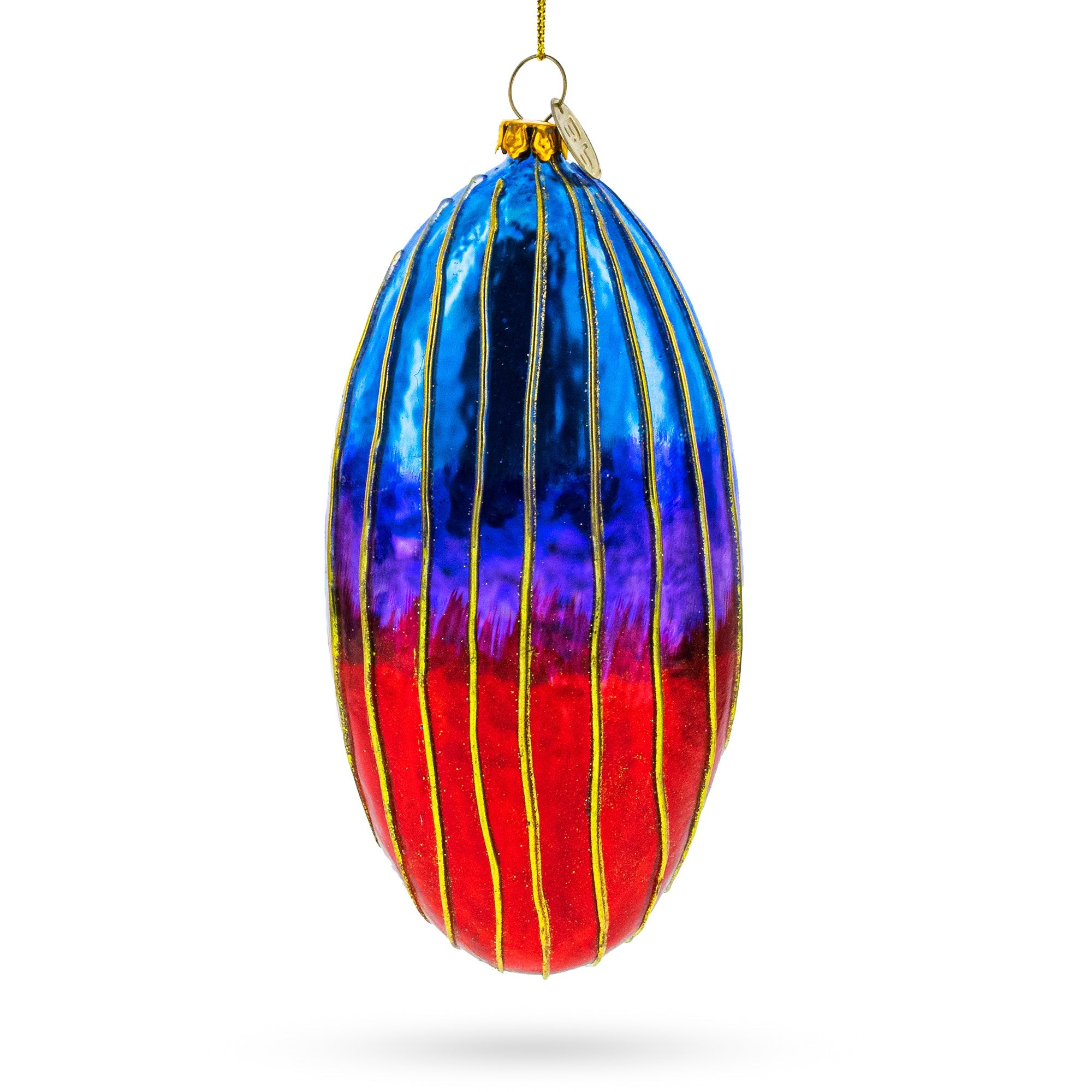 Blessed Virgin Mary - Blown Glass Christmas Ornament