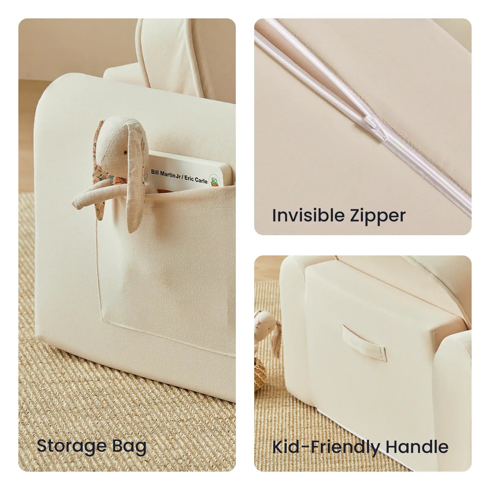 Tiny Land® Gentlesnug Kid Chair - Sage