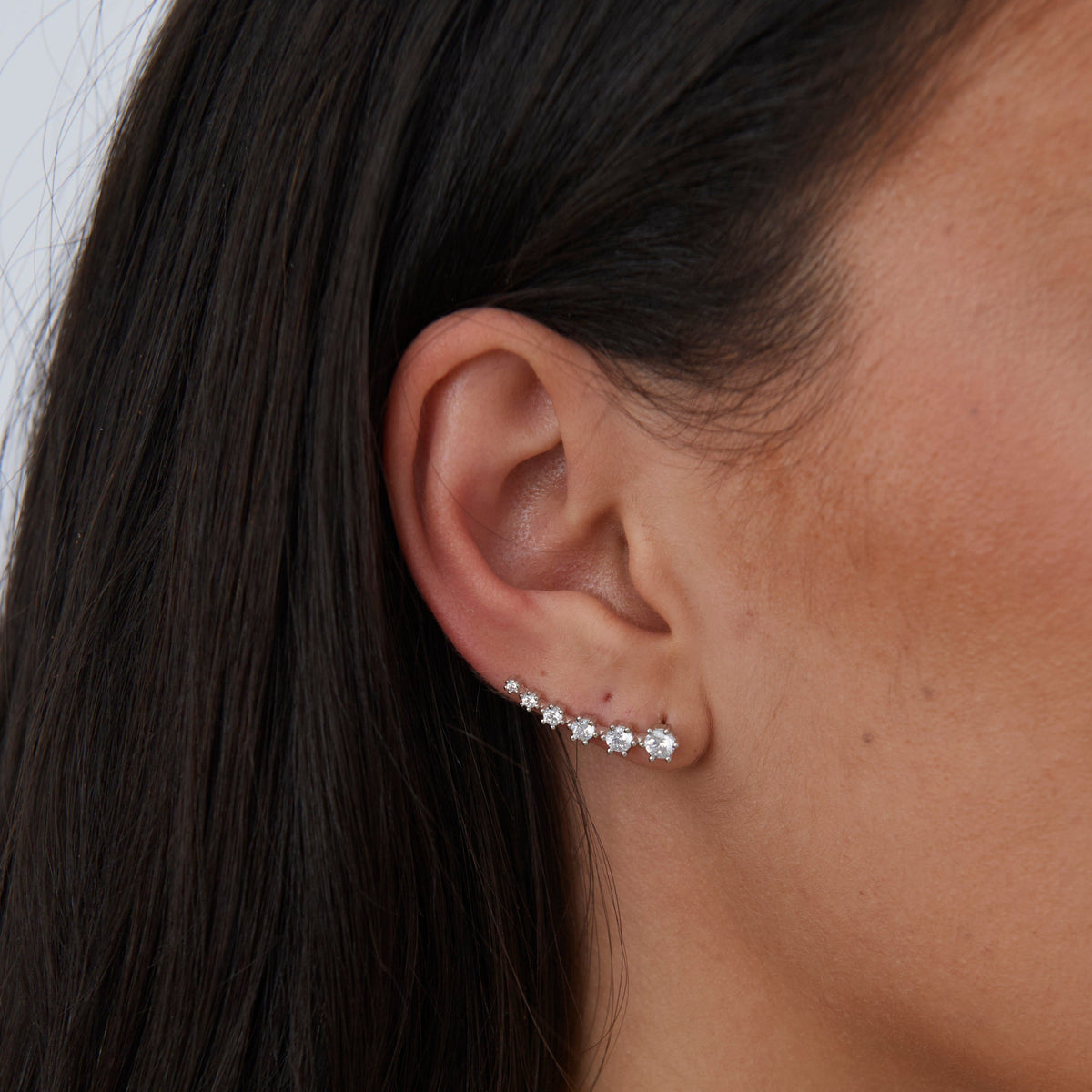 Celina Cz Bar Earring