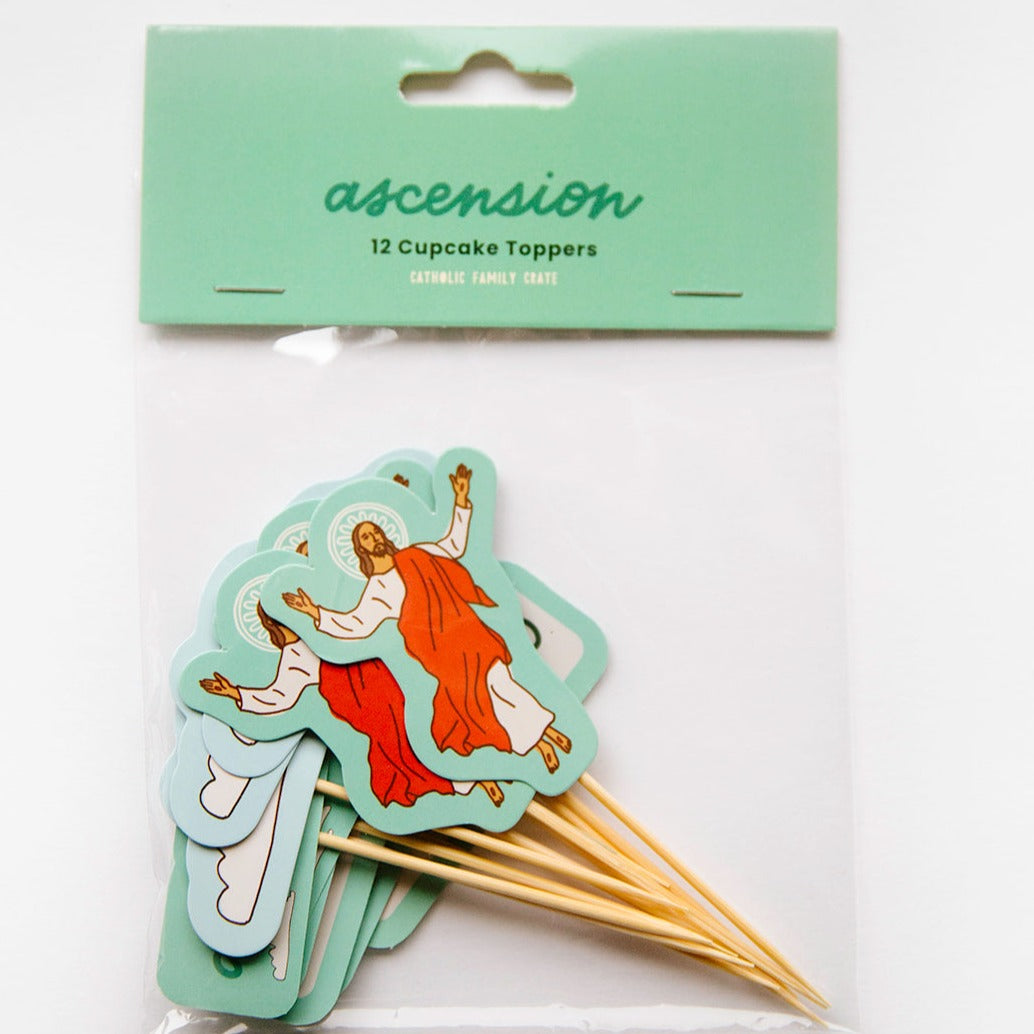 Jesus (ascension) Cupcake Toppers