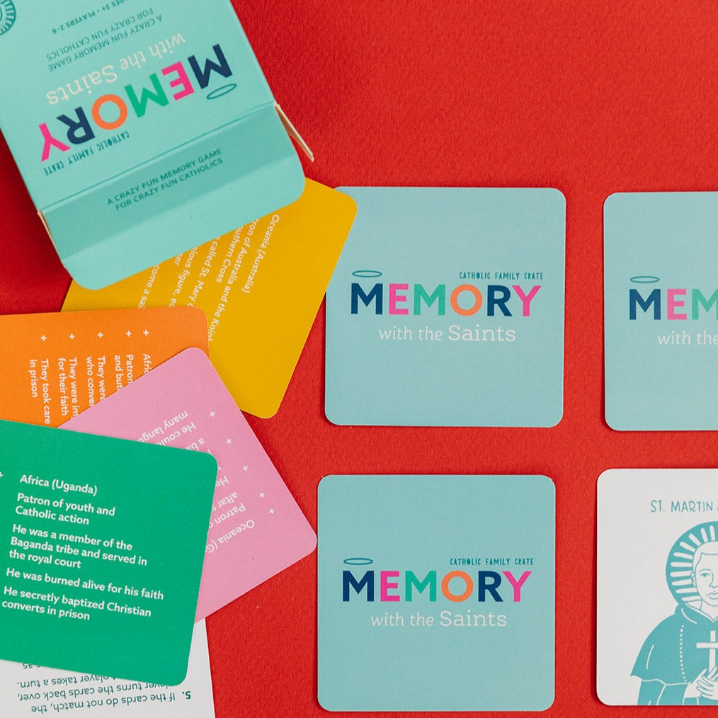 Saints Memory Game + Flashcards