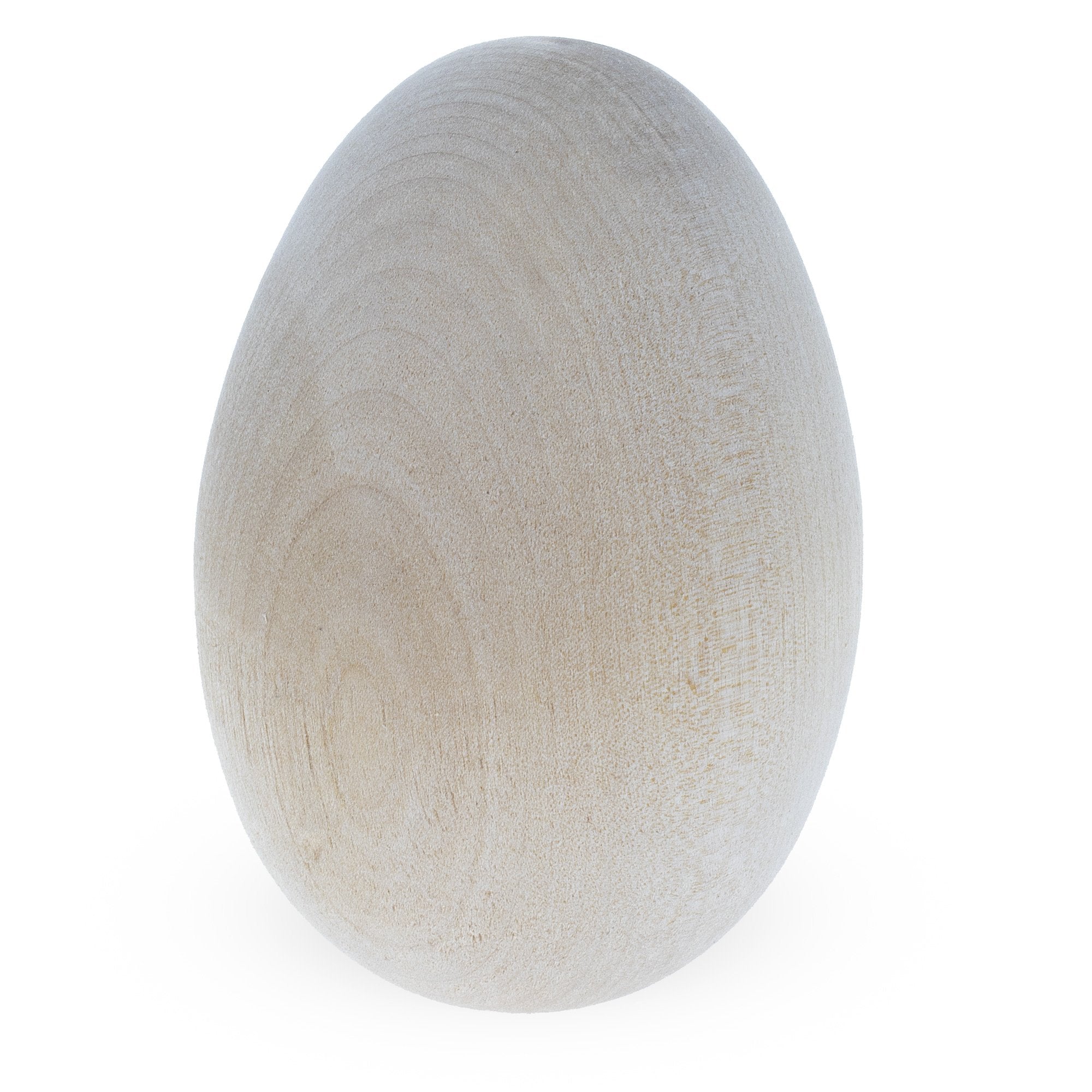 Unfinished Blank Wooden Egg With Detachable Stand 3.25 Inches