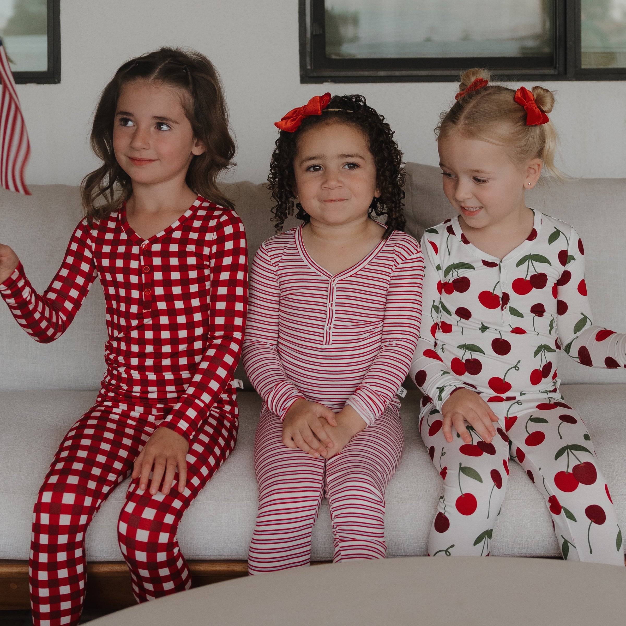 Bamboo Two Piece Pajamas | Cherry