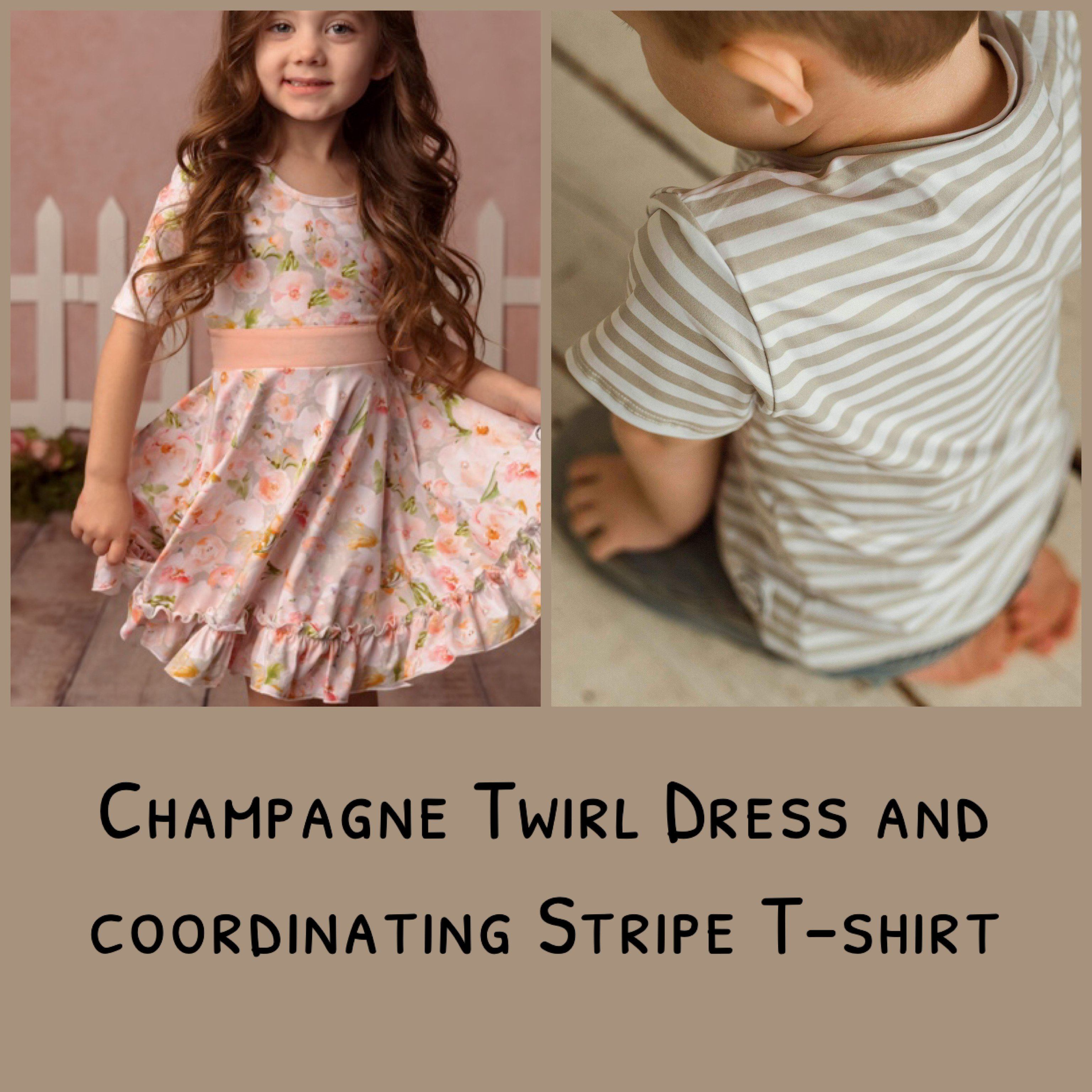 Champagne Stripe T-shirt