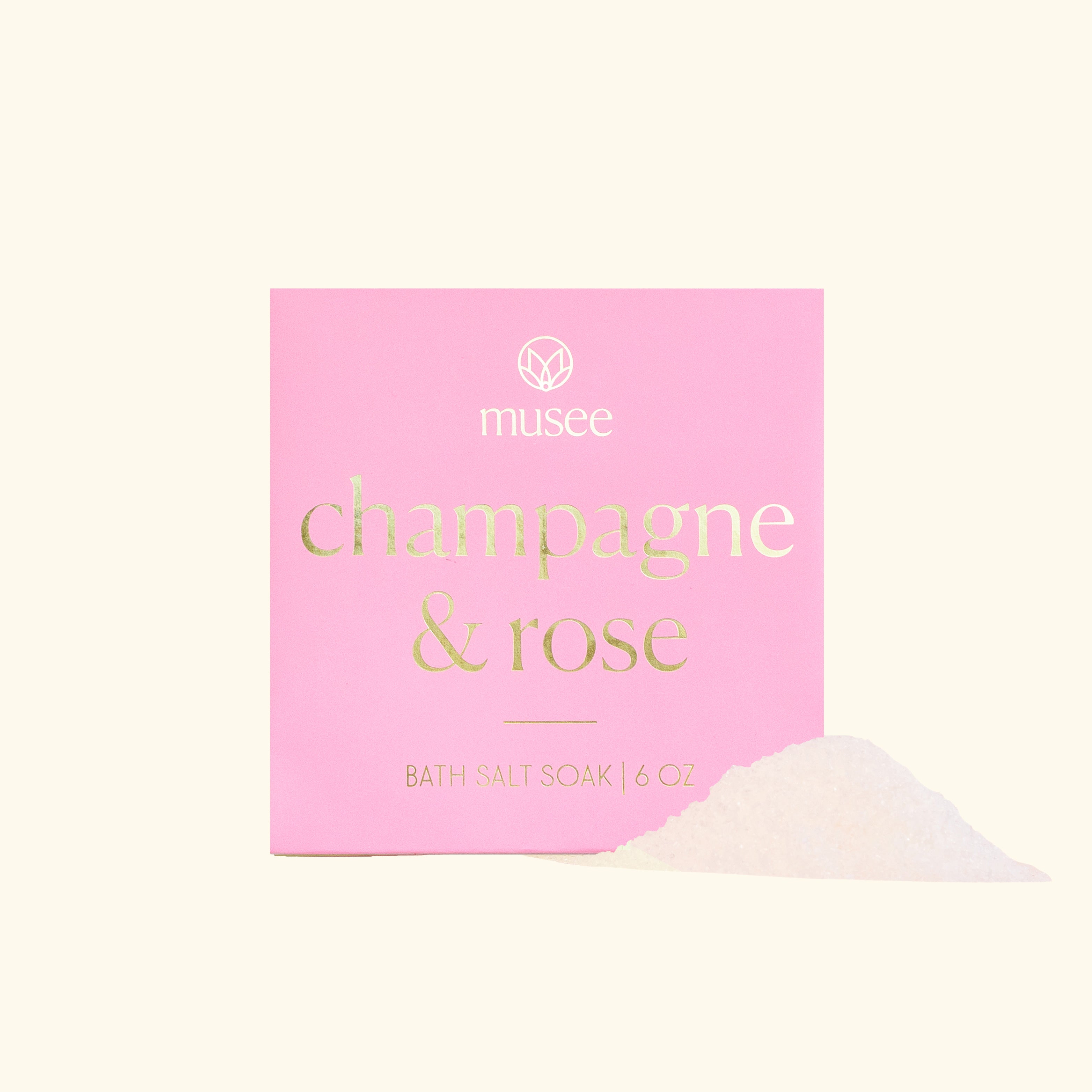 Champagne & Rose Mini Bath Salt Soak