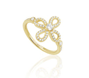 Chantel Cz Flower Ring