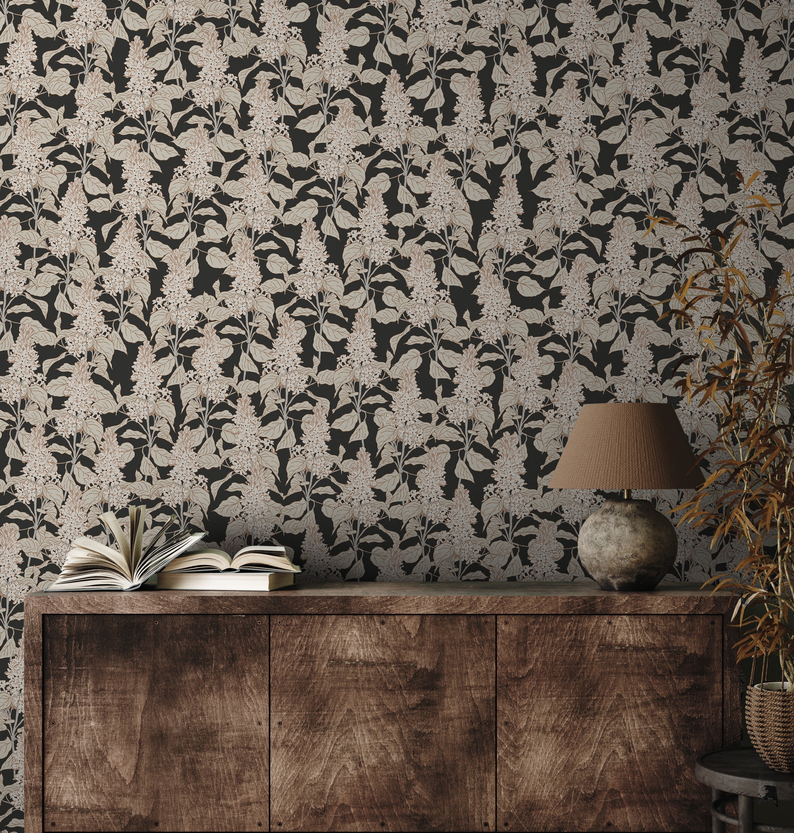 Lilac Wallpaper By Brittany Polatis Design