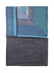 Alpaca Throw Blanket - Dark Sea