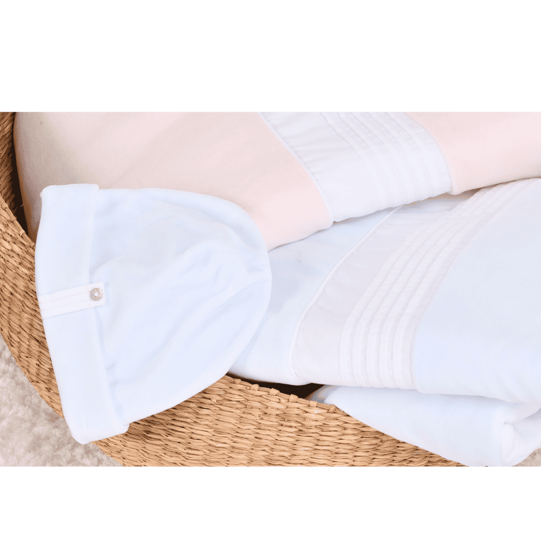 Charles | Baby Boy Gift Box (3) | Pale Blue Babysuit Set