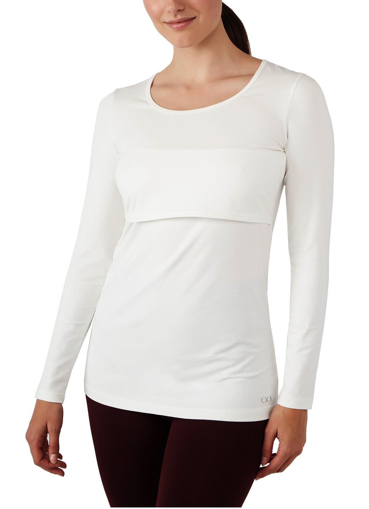 Charlotte Long Sleeves Round Neck Nursing Top