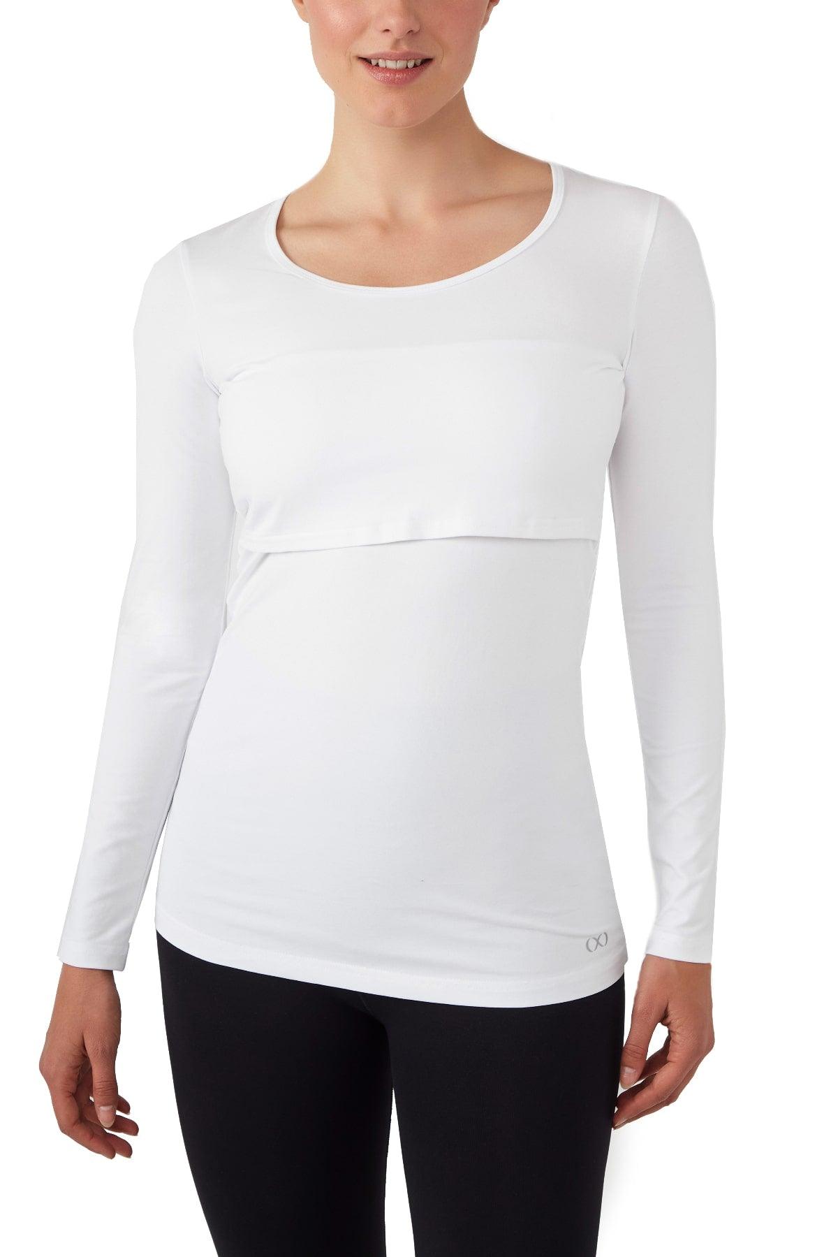 Charlotte Long Sleeves Round Neck Nursing Top