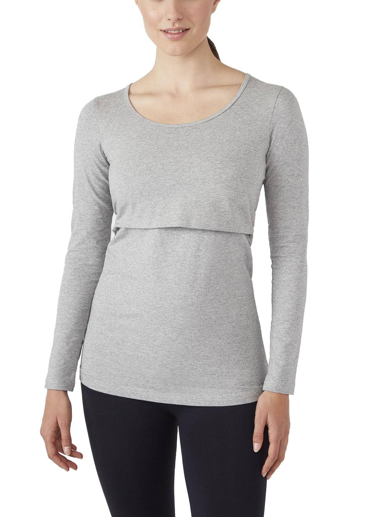 Charlotte Long Sleeves Round Neck Nursing Top
