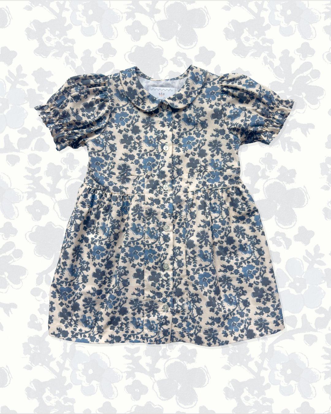 Charlotte Dress In Block Flower
