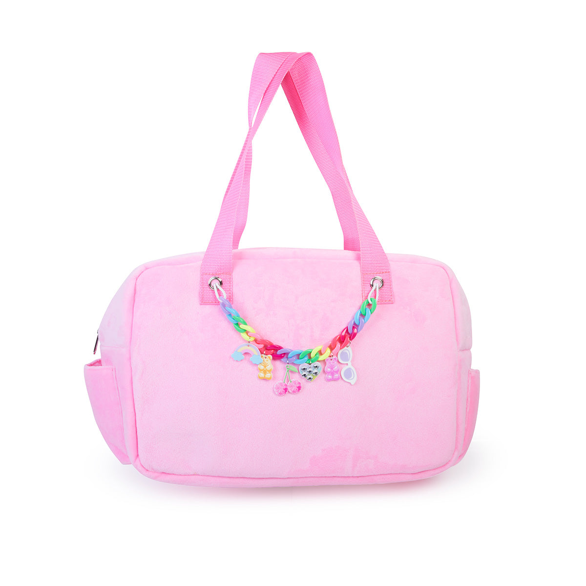 Ooh La La Pink Velour Tote