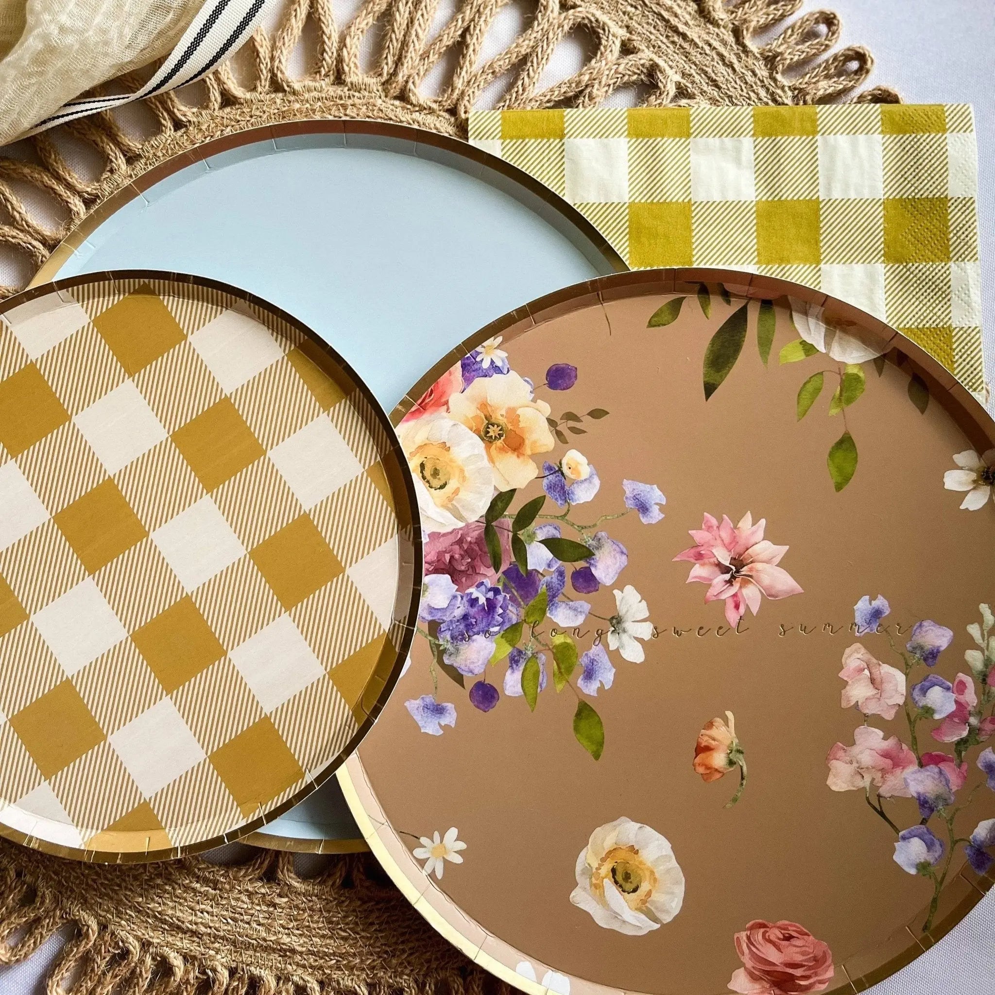 Gold Matte Napkin, Large