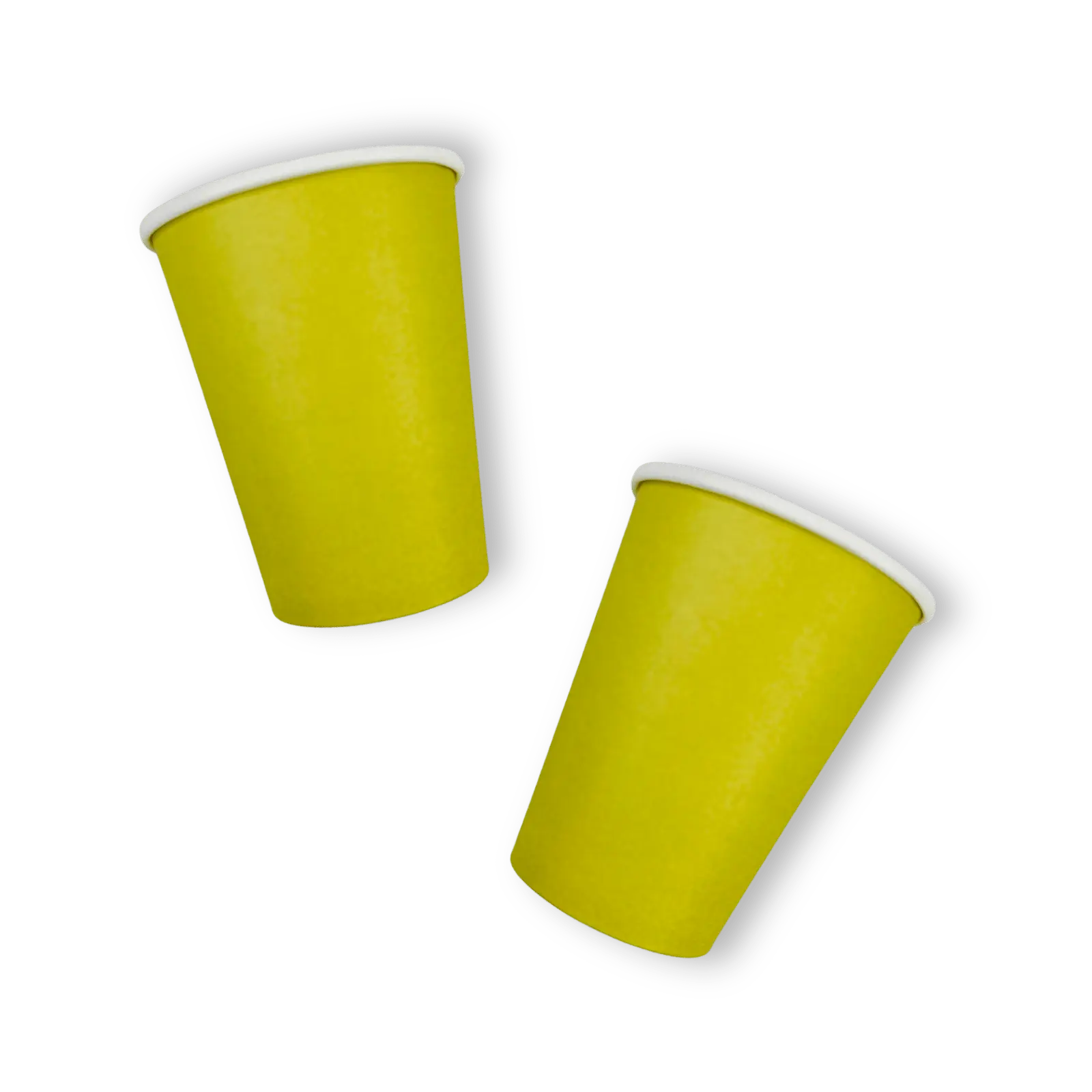 Chartreuse Solid Cups (12pcs)
