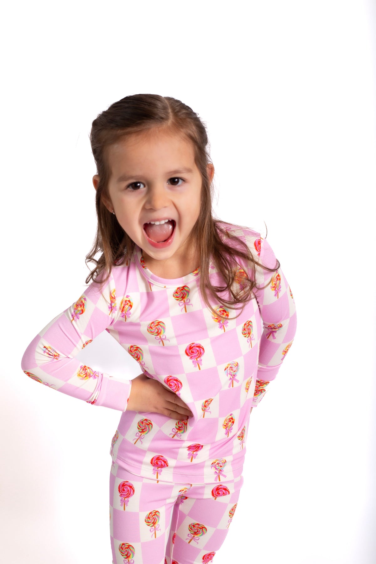 My First Lollipop -2-piece Bamboo Pajamas For Girl