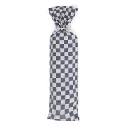 Checkers In Blue Swaddle