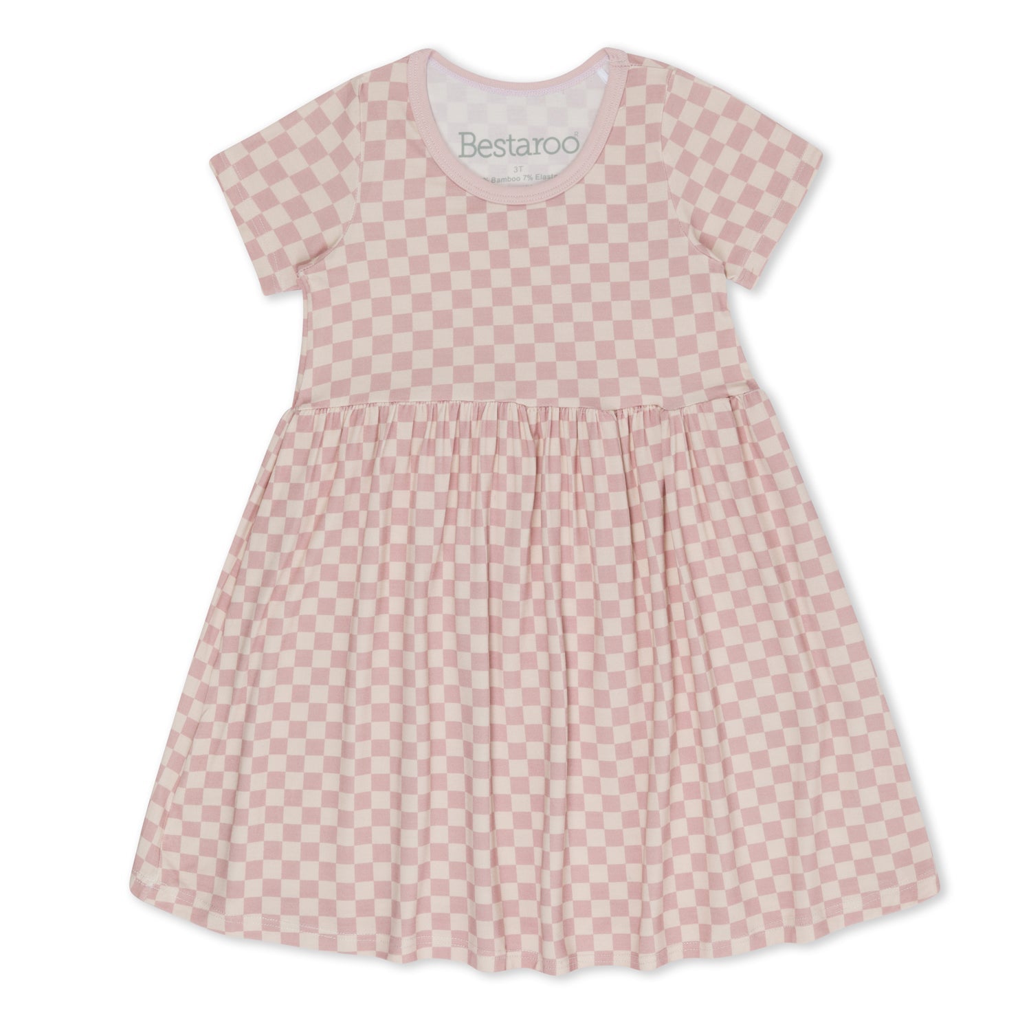 Checkers In Pink Dress