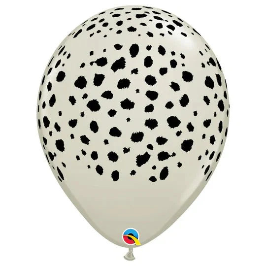 Ivory Cheetah Print Latex Balloons | 11” Safari Party Balloons (10 Pack)
