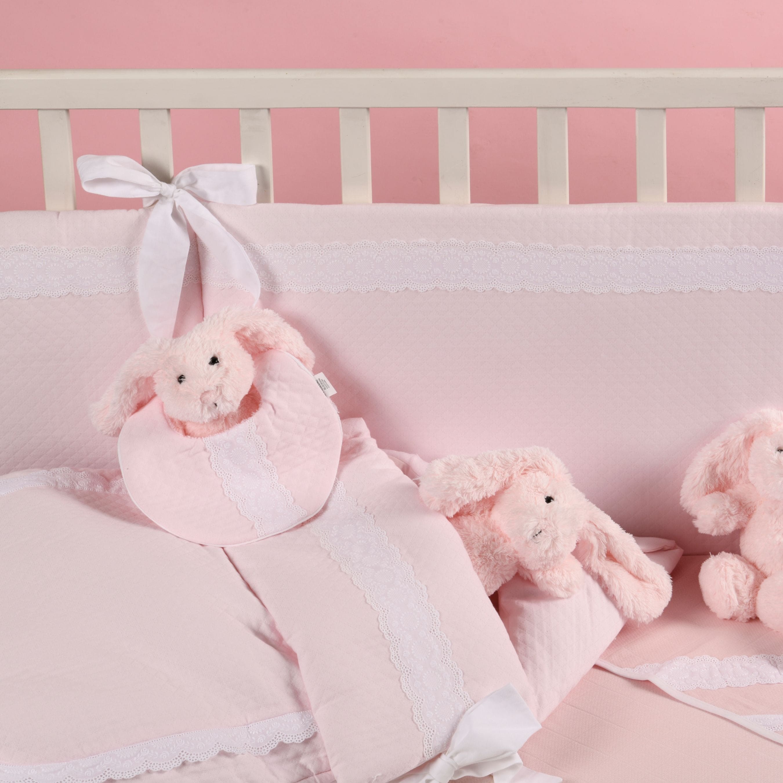 Chely | Girls Light Pink Cotton Baby Nest (80cm)