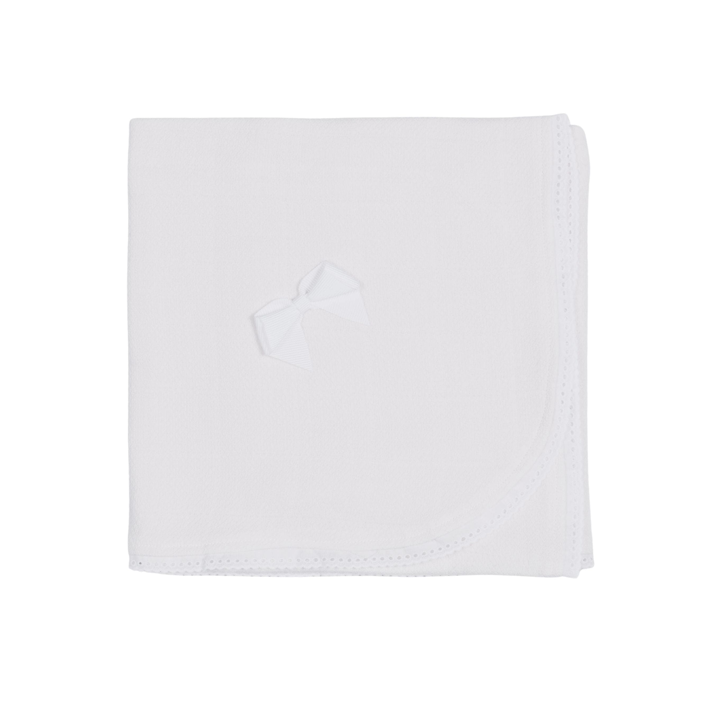Chely | Girls White Cotton Muslin Square