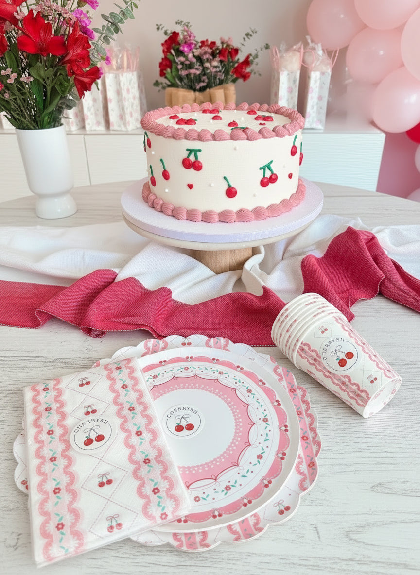 Coquette Cherry Party Supplies In A Box