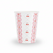 Cherry Coquette Paper Cups 9oz (8 Pack)