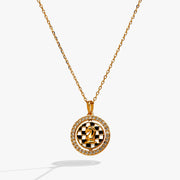 'always Think One Move Ahead' Chess Spinner Pendant