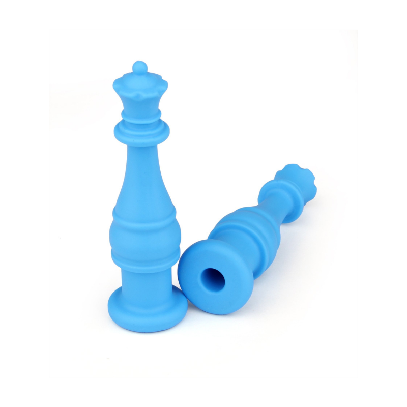 Chess King Silicone Chewable Pencil Topper