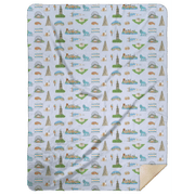Chicago Plush Throw Blanket 60x80